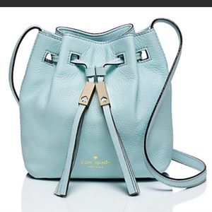 Kate Spade Robins Egg BLUE bucket bag